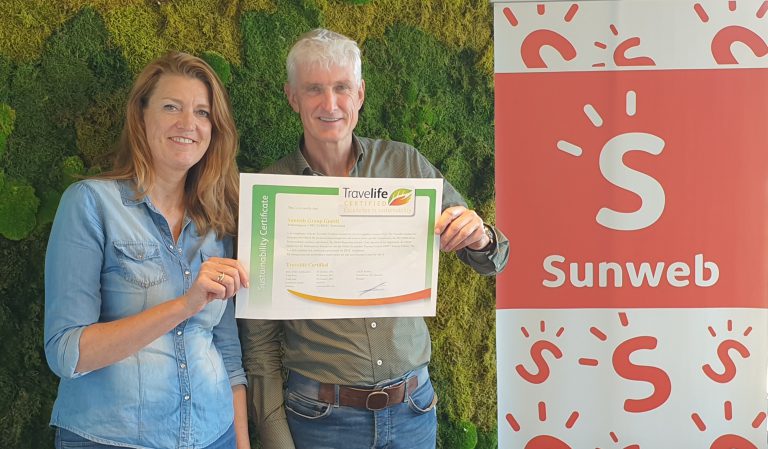 Sunweb Group receives Travelife’s highest sustainability certification